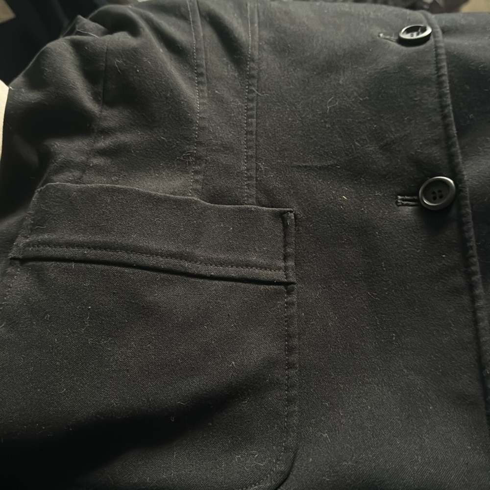 Express Black Single Front Three Button Blazer Su… - image 6